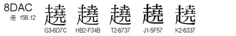 U+8DAC